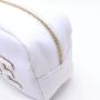 Custom Best Bride Maid Nylon Makeup Bag Travel Professional Standing Pouch With Zip Closed Waterproof Cosmetic Bags Cases