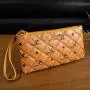 2024 Women's Mobile Phone Bag Fashion Joker Printed Coin Purse Single Strap Carry Bag for Seniors Foreign Trade Wholesale