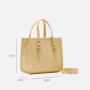 2024 Factory Direct Custom Women's Satchel Bags Purses Tote Handbags Pebble Leather Tote Ladies Shopping Bag