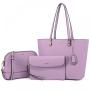 LOVEVOOK dropshipping wholesale custom logo design elegance 3 pieces ladies hand bag big tote shoulder bags women handbags set