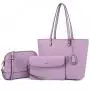 LOVEVOOK dropshipping wholesale custom logo design elegance 3 pieces ladies hand bag big tote shoulder bags women handbags set