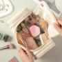 Fashion PU Leather Large Cosmetic Bags Beauty Case Women Portable Makeup Bag Multifunctional Travel Storage Bag