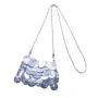 Custom bling New Design High-End Metal Tassel Bag Shiny Sequins Evening Bag Rhinestone Ring Handle Handbag For Women