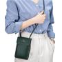 New style leather mobile phone bag crossbody bag touch screen leather phone bag with strap
