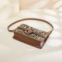 Lady Underarm Shoulder Bag Fashion Women Ladies Leopard Print Genuine Leather Girls Lady Handbag Crossbody