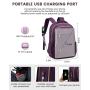 LOVEVOOK Custom 2023 trendy business waterproof nylon USB backpacks college travel  tear-resistant smart laptop backpack unisex