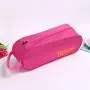Spot 600D Oxford Cloth Portable Waterproof Shoe Storage Bag Custom Logo Lightweight Travel Breathable Shoe Box Bag