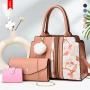 Factory Direct Wholesale OEM Shoulder High Quality Crossbody Bags Luxury 3Pcs Set Bags Women Handbags For Women
