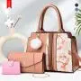 Factory Direct Wholesale OEM Shoulder High Quality Crossbody Bags Luxury 3Pcs Set Bags Women Handbags For Women