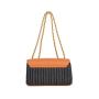 2021 Hot Selling  Light Brown color Shoulder Handbag Ruched Design Hand Bags for ladies