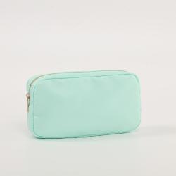 Hot Sale Multi Color Stock Available Nylon Zipper Pouch Custom Nylon Cosmetic Bag Women Waterproof Makeup Brushes