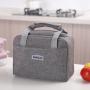 Gelory Portable Lunch Bag Thermal Insulated Lunch Box Tote Cooler Handbag Bento Pouch Dinner Container School Food Storage Bags
