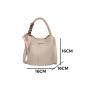Wholesale Zaino Senior Texture Bucket Bag Niche Design Crossbody Bag Fashion Portable Hand Bags For Ladies