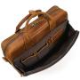 ZWY192 2024 Men Genuine Leather Vintage Briefcase New Wholesale Waterproof Business Handbag Daily Work Lightweight Laptop Cases