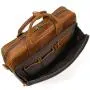 ZWY192 2024 Men Genuine Leather Vintage Briefcase New Wholesale Waterproof Business Handbag Daily Work Lightweight Laptop Cases