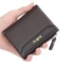ZR147 Men's New Wallet Fashion Short Zipper Zero Wallet Open Wallet Multi-card Card Bag Gift for Father and Friend