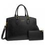 LOVEVOOK Fashion Vintage 15.6 In Laptop Work Tote Waterproof Bag shopping tote bag PU shoulder bag clutch purse Office Briefcase