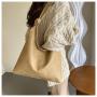 Europe and the United States fashion high quality retro bag women's bag 2024 new niche design pu single shoulder armpit bags