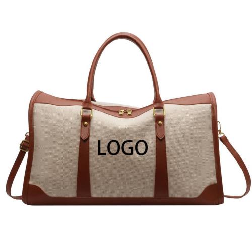 Custom Fitness Tote Bag with Large Capacity for Short-distance Canvas Travel Gym Shoulder Bag For Women