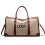 Custom Fitness Tote Bag with Large Capacity for Short-distance Canvas Travel Gym Shoulder Bag For Women