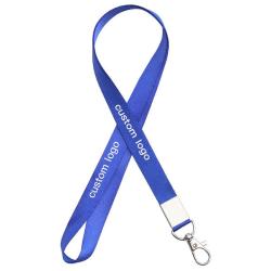 DC011 Custom Logo Fashion Nylon Lanyard High Quality Work ID Card Holder Lanyard 1.5cm School Badge Lanyard for Students