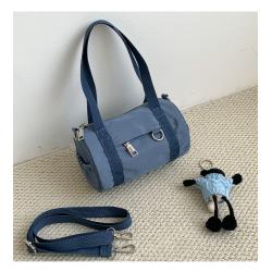 Popular Nylon Material Soft Zipper Handbag  Inner Polyester Large Capacity Women's Shoulder Bags