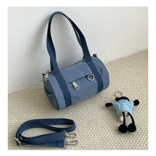 Popular Nylon Material Soft Zipper Handbag  Inner Polyester Large Capacity Women's Shoulder Bags