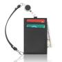 Factory direct id badge card holder strap card holder slim leather badge card holder