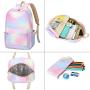 New Designer Trendy Custom Fashion School Backpack Galaxy Printed School Bags Bookbag For Teens Girls Boys Kids
