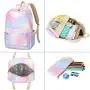 New Designer Trendy Custom Fashion School Backpack Galaxy Printed School Bags Bookbag For Teens Girls Boys Kids