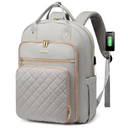 LOVEVOOK Fashion Oxford Travel Backpack Water Resistant multiple pockets College School Bookbag Women 15.6" 17" Laptop Backpacks