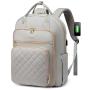 LOVEVOOK Fashion Oxford Travel Backpack Water Resistant multiple pockets College School Bookbag Women 15.6" 17" Laptop Backpacks
