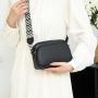 New leather fashionable and minimalist lychee pattern shoulder bag