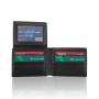 New design bifold leather wallet rfid blocking slim bifold leather wallets for men