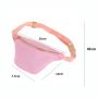 Custom Durable Small Lightweight Hip Bag Sports Running Crossbody Sling Chest Fanny Pack Men Bum Waterproof Nylon Waist Bag