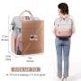 Custom Fashion Lightweight Water Resistant Girl Daypack College School Nylon Leather Bag Travel Laptop Backpack Women With USB