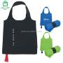 Gelory New Model Fashion Custom Design 100% Recycled Polyester Foldable Shopping Bag With Custom Logo
