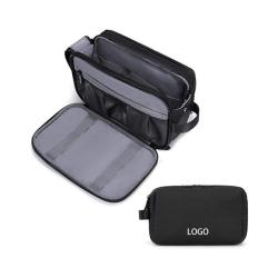 Custom Travel Toiletry Bag for Men Bathroom Water-resistant Organizer Dopp Kit with Double Side