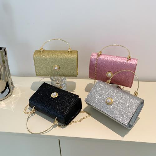 2023 New Metal Chain Women Fashion Handbags Pearl Buckle Wholesale Women Handbags  Popular Cross-Body Popular Quality Handbags