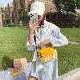 New Arrival Fashion Custom Ita Messenger Bags Nylon shoulder canvas bag See Through Transparent PVC Window Ita Bag with Toys