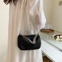 HR326 Popular Bright Diamond Small Pillow Type Bag Luxury Ladies New Dinner Party Clutch Bag Women's Trendy Chain Crossbody Bag