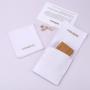 Custom Embroidery Cotton Twill Envelope Necklace Jewelry Storage Pouch Mini Flap Gift Earring Jewelry Bag