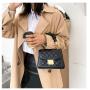 Korean Diamond Lattice Shoulder Bag Women's Messenger Small Square Chain Bag Wholesale PU Ladies Shoulder Bag Customs Handbag
