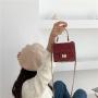2023 New Design Small Shoulder Bag Mini Diamond PU Leather Handbag Metal Chain Shoulder Straps Square Women Luxury Crossbody Bag
