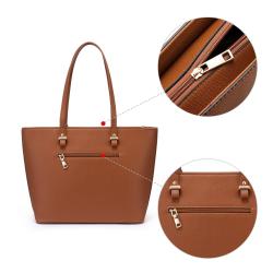 LOVEVOOK wholesale 3pc classic tote bags set messager crossbody shoulder bags for womens girls custom luxury purses and handbags