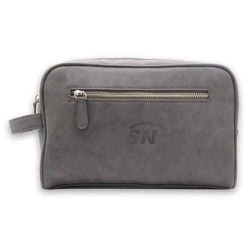 Luxury vintage leather men's toiletry bag large necessaries wash bag toilet bag ideal for travel