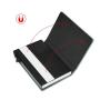 Custom Minimalist Wallet with ID Card Window Pop Up Front Pocket Wallet Genuine Leather Minimalist Card Holder