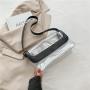 2023 new version of fashion shoulder mesengers transparent jelly bag custom clear crossbody see through bag