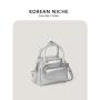 PU Material Soft Zipper Handbag Shoulder Shopping Tote Bag With Design Shopping Bags Women Shoulder