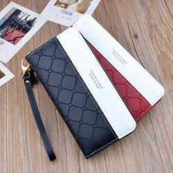 2024 Trendy Fashion high quality wholesale black color leather men wallet